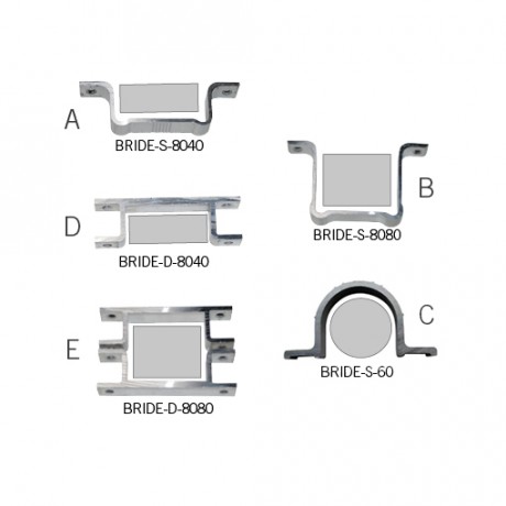 RÉF BRIDE | FIXATION DE PANNEAUX PLIÉS DOUBLE PLI (PPC) SUR MAT