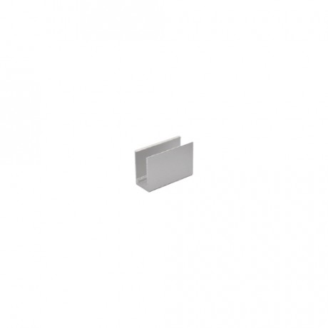 CLIP DROIT ALUMINIUM - 20X6X13MM