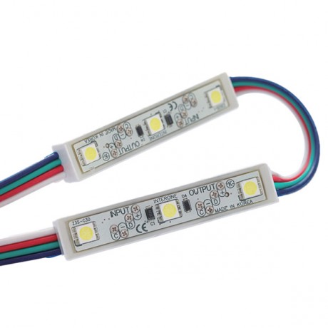 3 LEDS COMPACT EPOXY MOULE BLANCHE