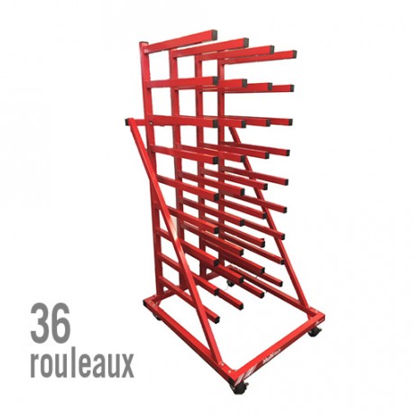 SUPPORT 36 ROULEAUX