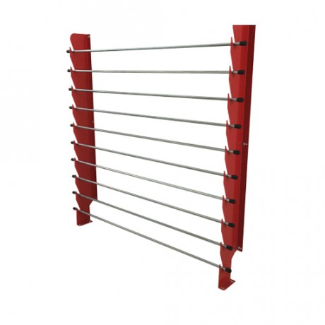 SUPPORT MURAL 10 ROULEAUX 1620MM