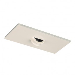 PLATINE PVC PLAFOND 40X20MM